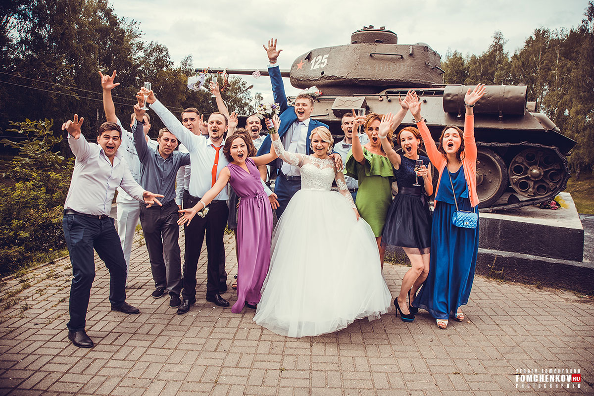Фото гостей на свадьбе